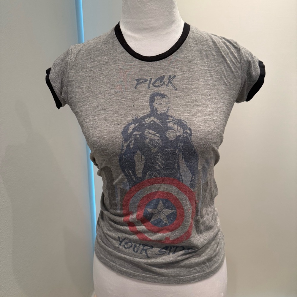 Marvel Gray Graphic T-Shirt